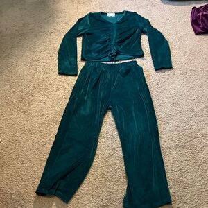 btween Emerald Green Kids Matching Set